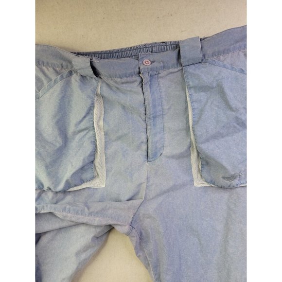 Tarponwear Simms Mens XXL Light Blue Fishing Pant Vented Lightweight Pockets 2XL - Picture 6 of 12